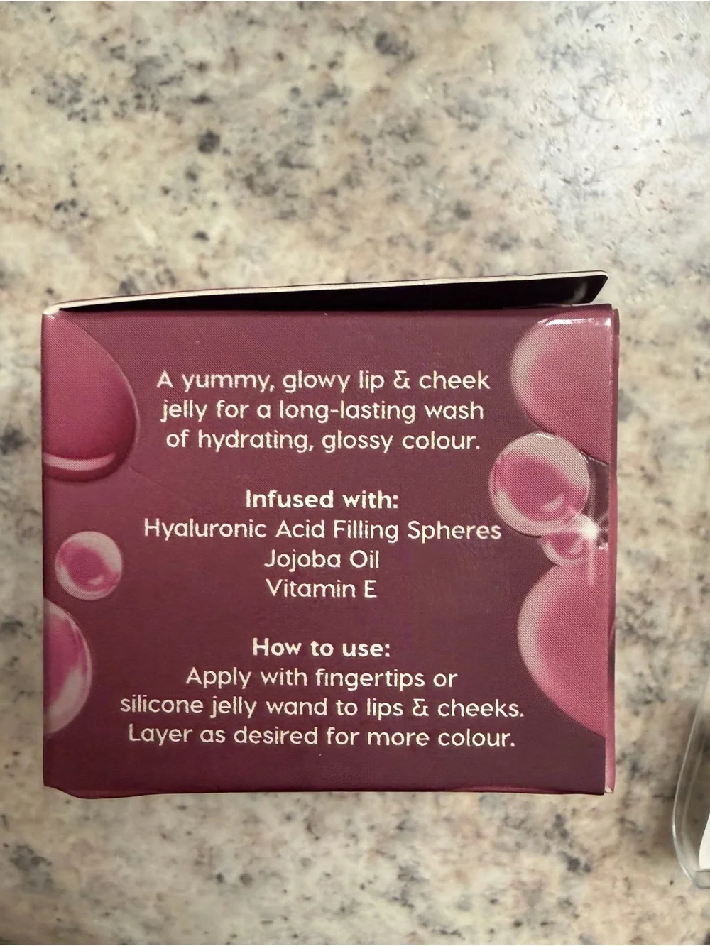 ColourPop Jelly Glow Lip & Cheek Jelly in blueberry pie shade
